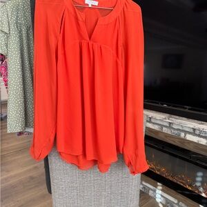 Women's Orange Blouse